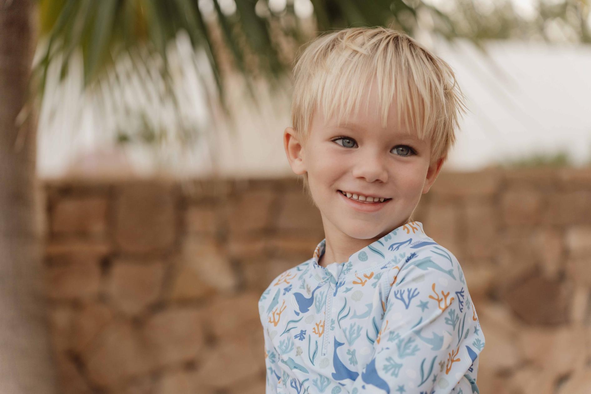 Swim shirt Little Dutch coral sea