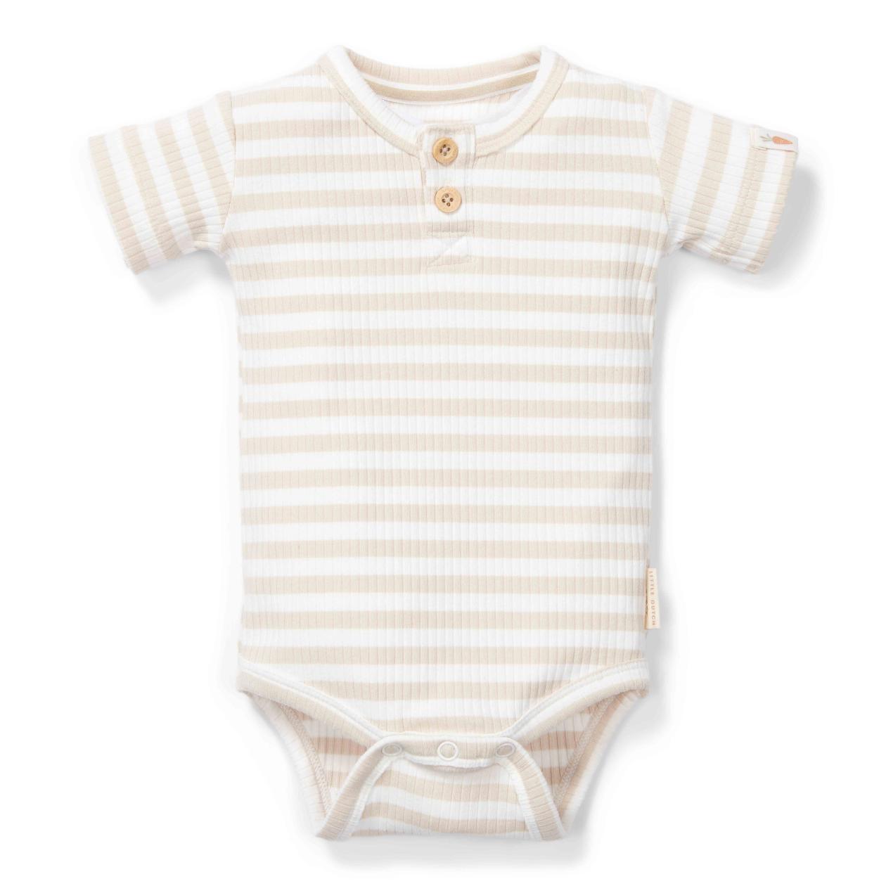 Body Little Dutch manches courtes baby bunny rayé