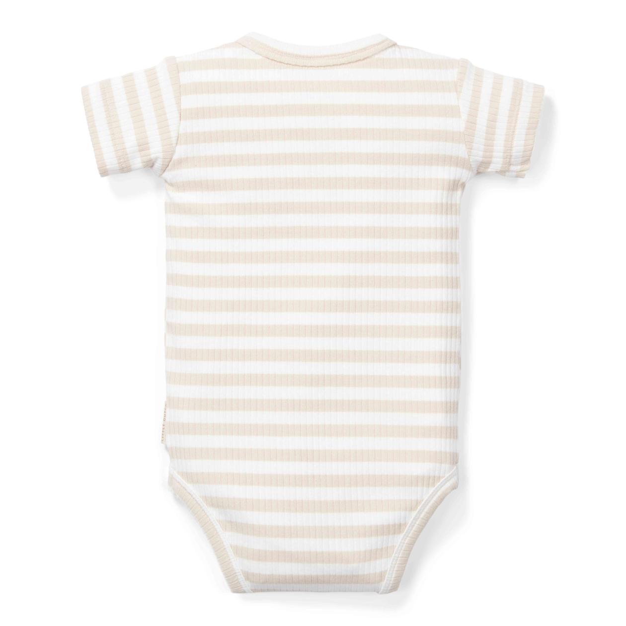 Body Little Dutch manches courtes baby bunny rayé
