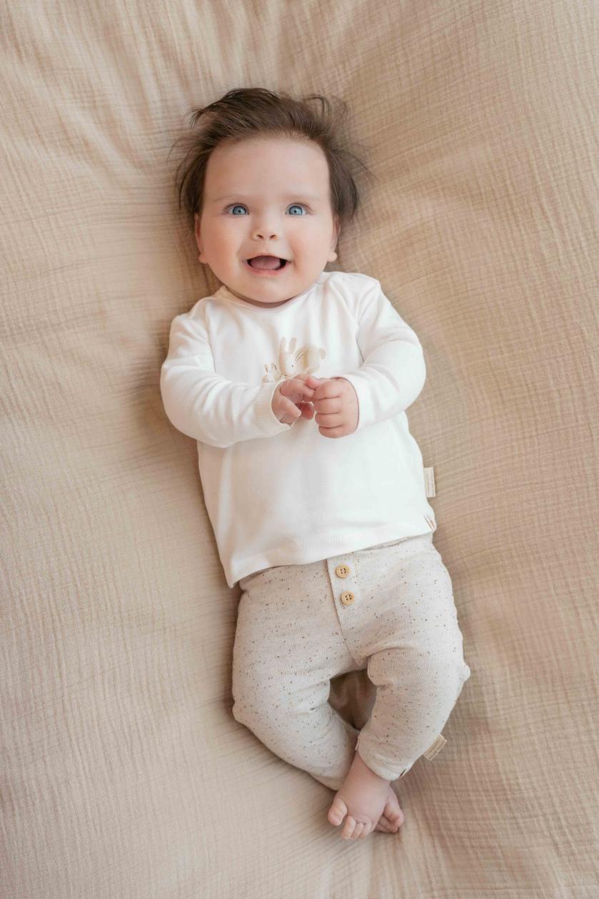 Trousers Little Dutch baby bunny sand