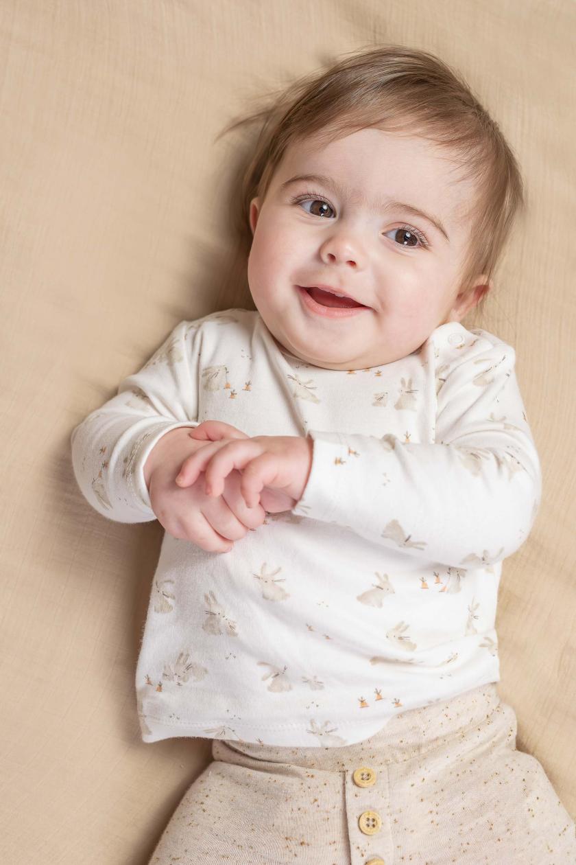 T-shirt Little Dutch manches long baby bunny
